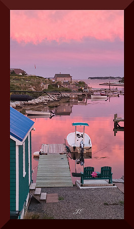 Sunset pink