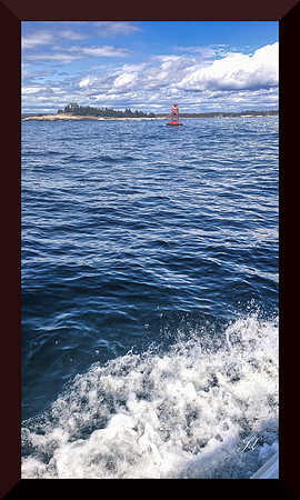 wake and buoy