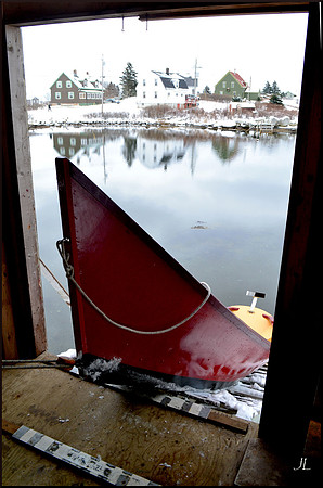 Hoisting Her Back into the Boathouse 2 w sig