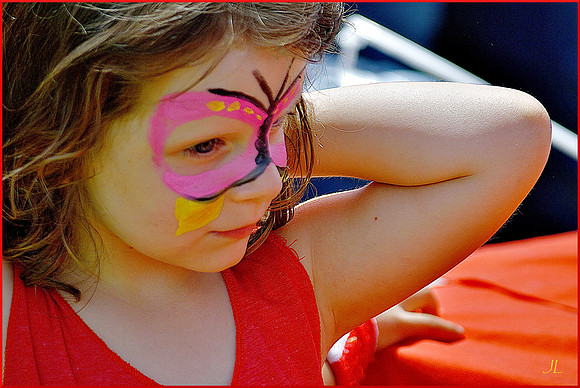 Canada Day - Face Painted DSC_1492