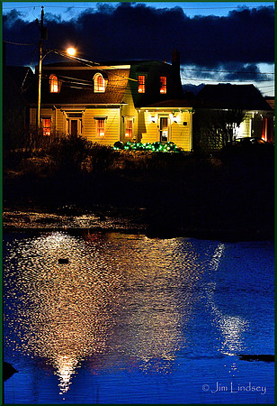 Christmas Lights in Prospect w border DSC_0902