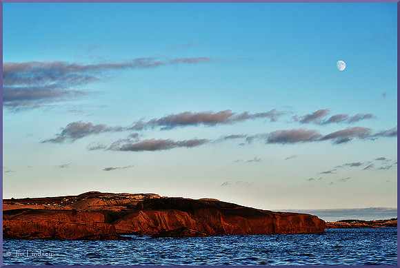 Headland and Moon w border DSC_0344