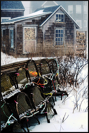 Dwellings of Prospect - Charles Shed with border