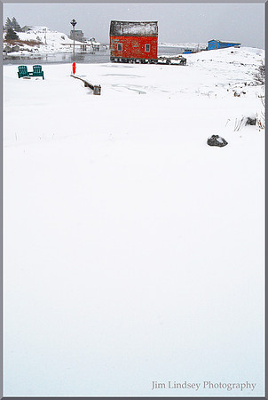 Mostly White with border