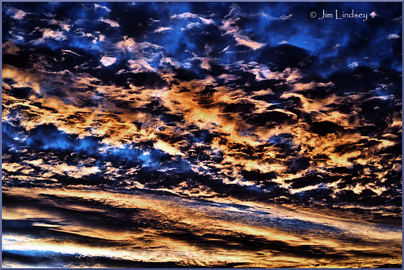A Bit More of Tonight's Sky w border DSC_0140