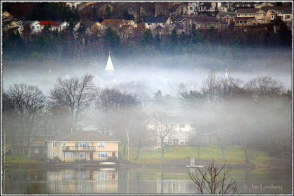 Lake Mic Mac on w border Christmas Morn DSC_0544
