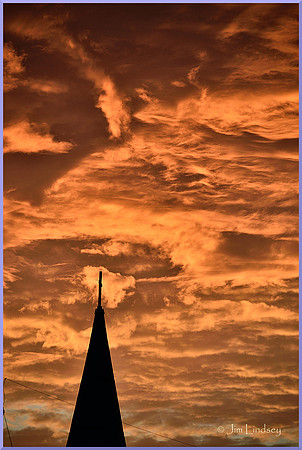 The Steeple and the Dawn w border DSC_0003