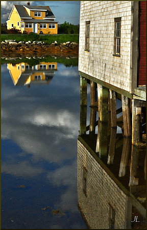 Reflecting on Prospect Cove w sig DSC_0565