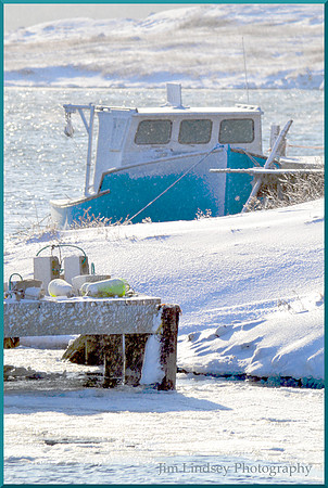 February's Fishermen with border