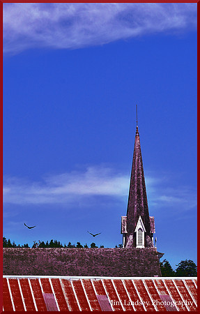 Steeple in Mendocino w border DSC_0060