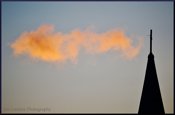 The Cloud and the Steeple with border
