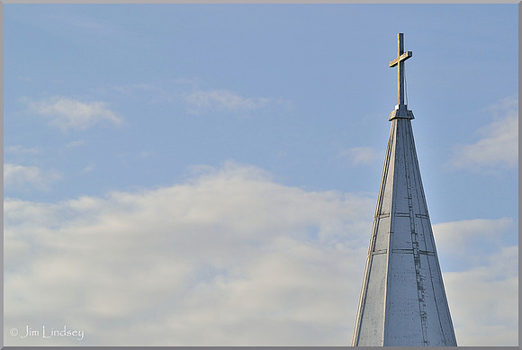 Steeple with Cross Showing w border DSC_0045