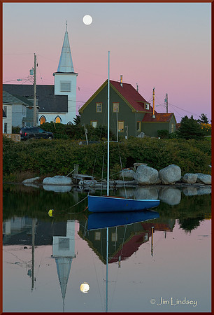 Reflections on the Prelude to a Super Moon w border DSC_0225