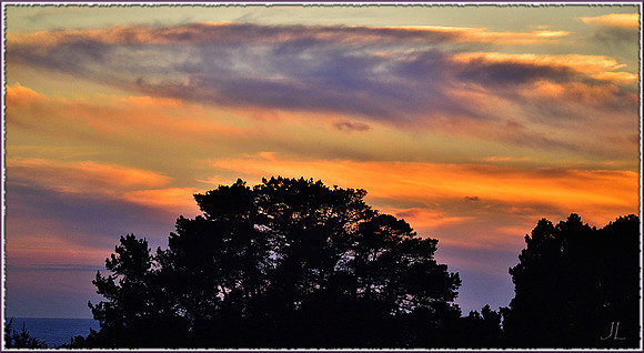 Brewery Gulch Dusk w border DSC_0140