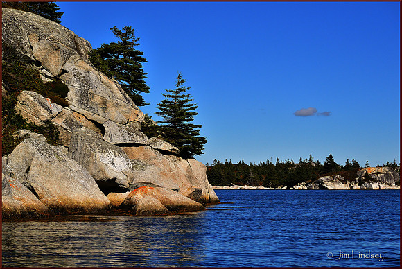 Lone Cloud and the Stubborn Pines w border DSC_0367