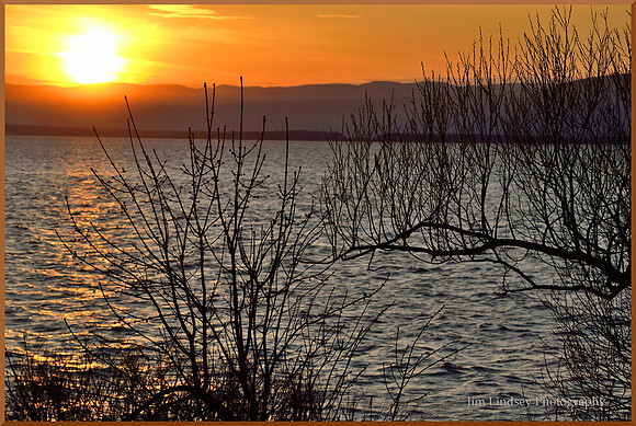 Sunset from My Tent DSC_0414 w border