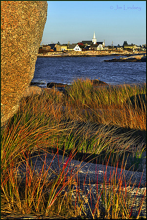 The Village from Across the Way  w border DSC_0521