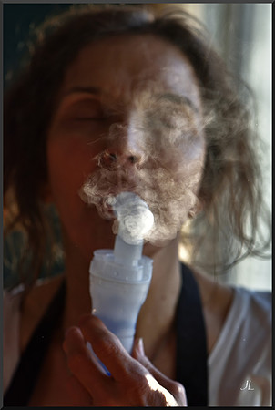 Woman with Nebulizer DSC_9040