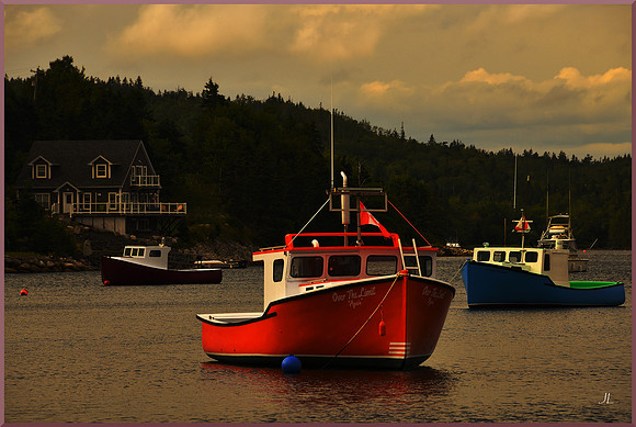 Boats of a Different Colour in Terence Bay for web DSC_0666