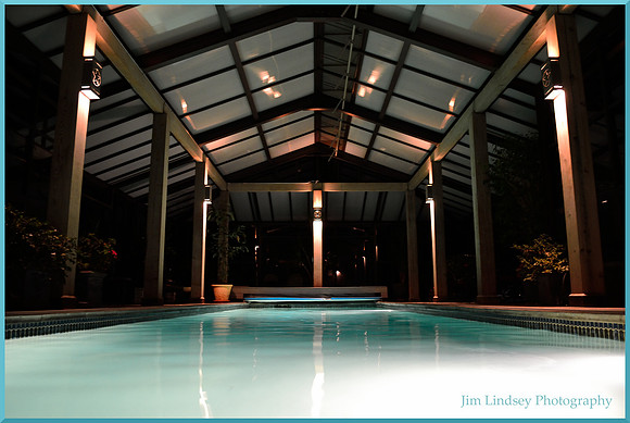 Indoor Pool at Night w border DSC_0025