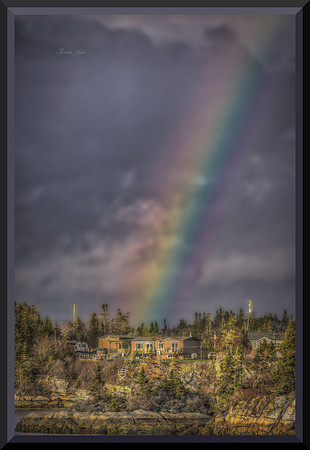 Rainbow on the Granite Coast DSC_7997