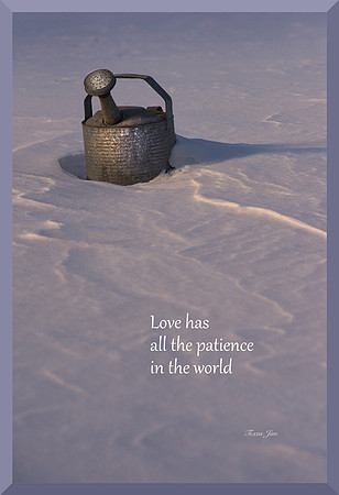 Love has all the patience