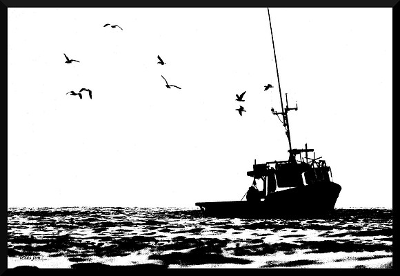Gulls and Lobsterboat DSC_6820