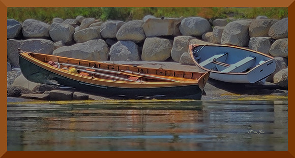 Two rowboats