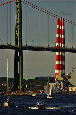 MacDonald Bridge from the Halifax Harbour Ferry