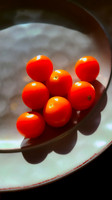 Golden cherry tomatoes