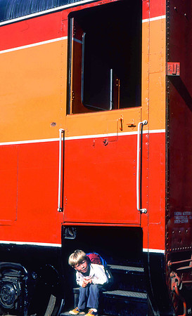 Little boy big train