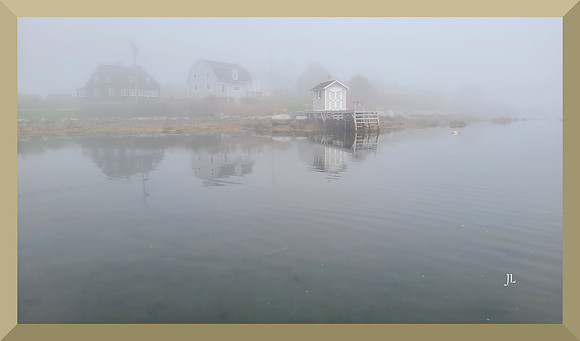 Stage in fog